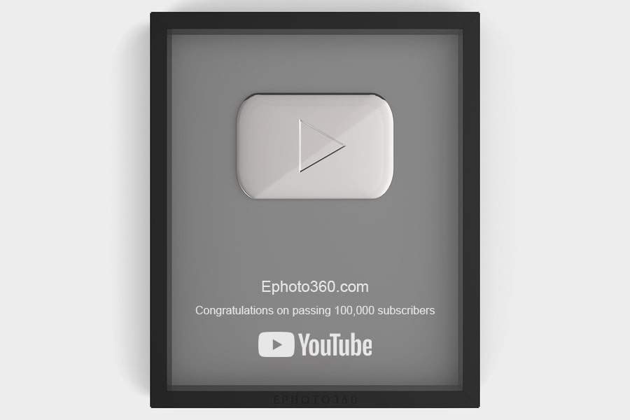 Custom YouTube Play Buttons কাস্টম ইউটিউব প্লে বাটন—আপনার অর্জনকে উদযাপন করুন!